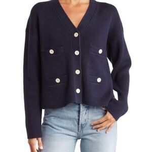 Alex Mill Navy Blue Cardigan Sweater
